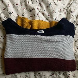 Old Navy thin striped sweater